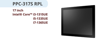 may tinh cong nghiep panel pc ppc 317s rpl  17 inch    intel core i3 1315ue  i5 1335ue  i7 1365ue